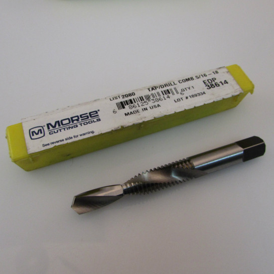  Tap n Drill 38614 5/16-18 Morse Cutting Tools