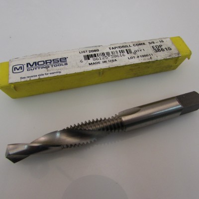 Taraudeur Tap n Drill 38616 3/8-16 Morse Cutting Tools